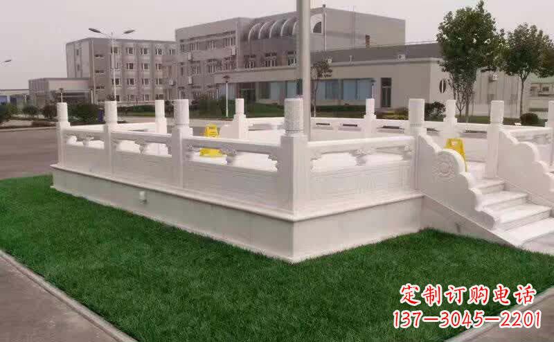 长沙汉白玉升旗台雕塑1