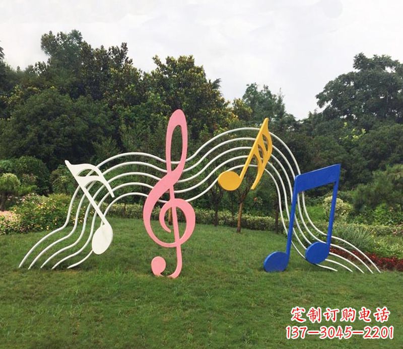 长沙户外不锈钢音符