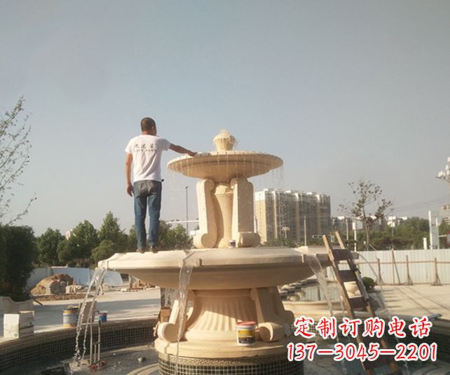 长沙艺术喷泉石雕,实现室外屋顶空间美化