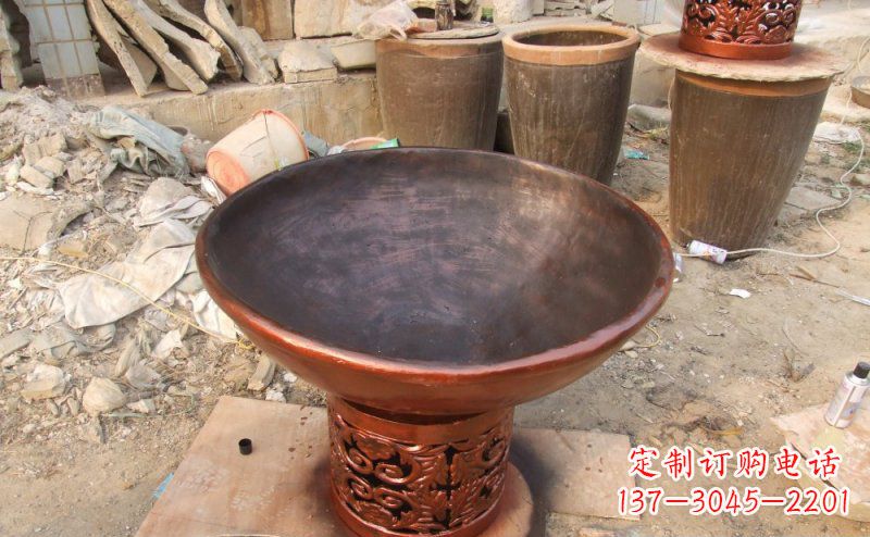 长沙铜雕花盆，为景观打造精致无瑕