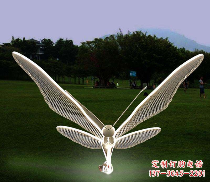 长沙花园不锈钢装饰蝴蝶雕塑