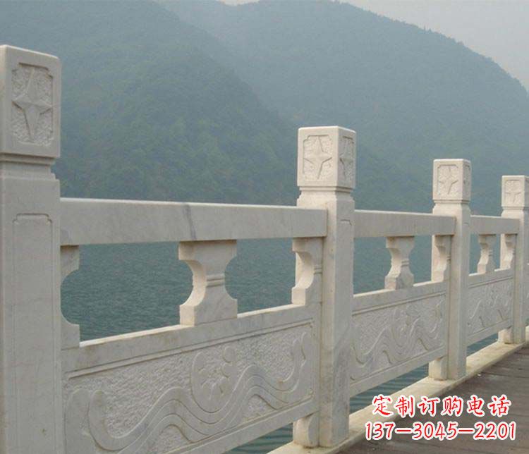 长沙景区大理石栏板石雕 (2)