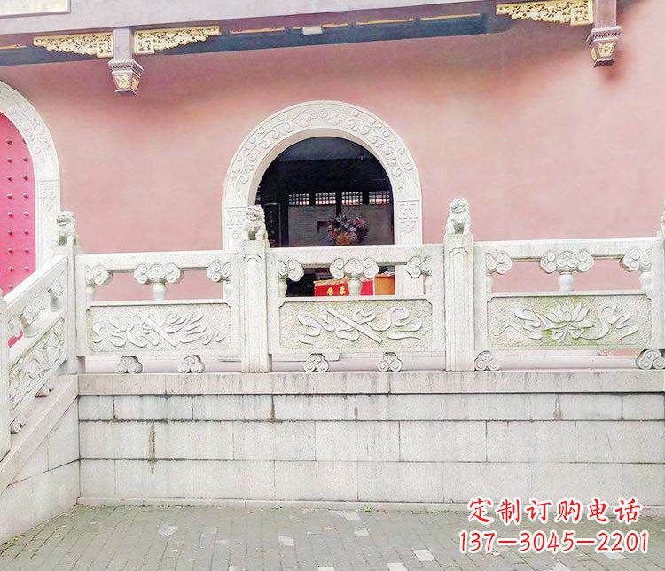 长沙景区大理石栏板石雕 (3)