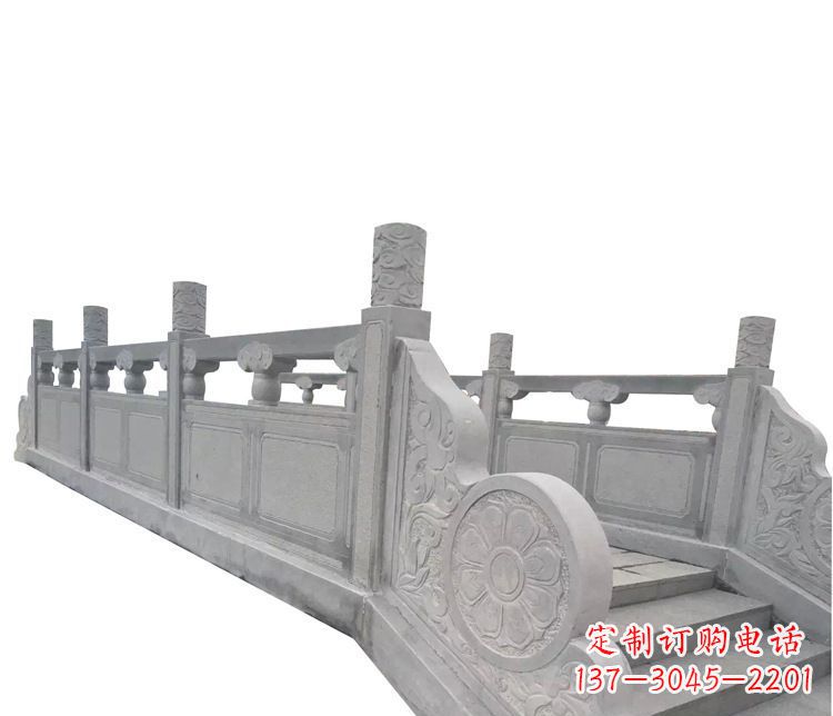 长沙中领雕塑精美的大理石栏板石雕