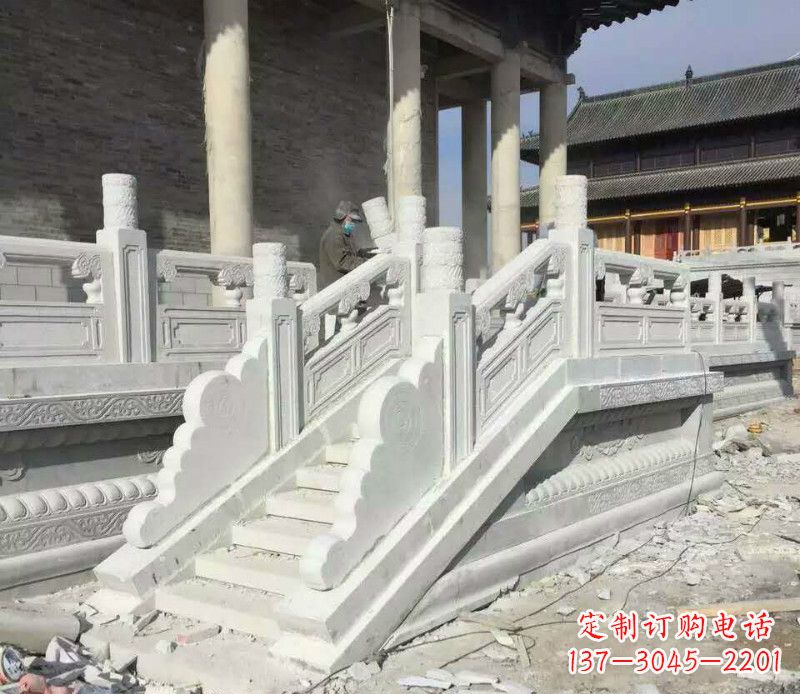 长沙大理石栏板石雕,精美绝伦,让建筑锦上添花
