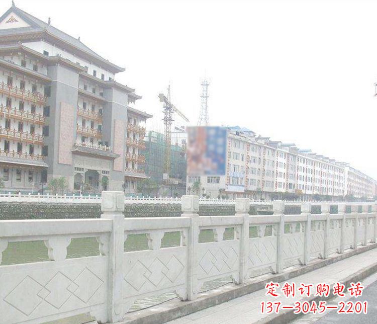 长沙流光溢彩的大理石栏板石雕