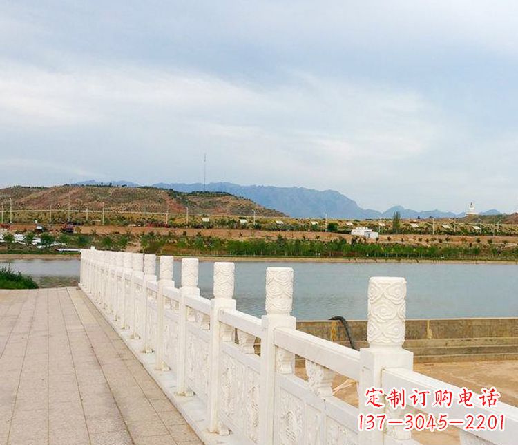 长沙高贵大气的石头栏板雕塑