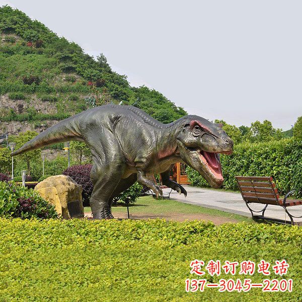 长沙精美玻璃钢制霸王龙雕塑