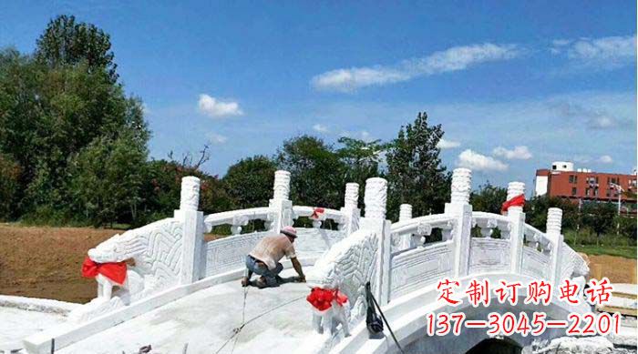 长沙标题:领雕塑——最具艺术魅力的汉白玉石雕拱桥