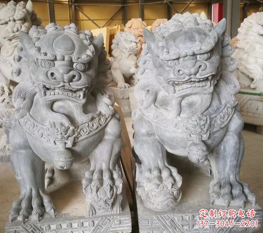 长沙南方石狮子雕塑，传承古典工艺