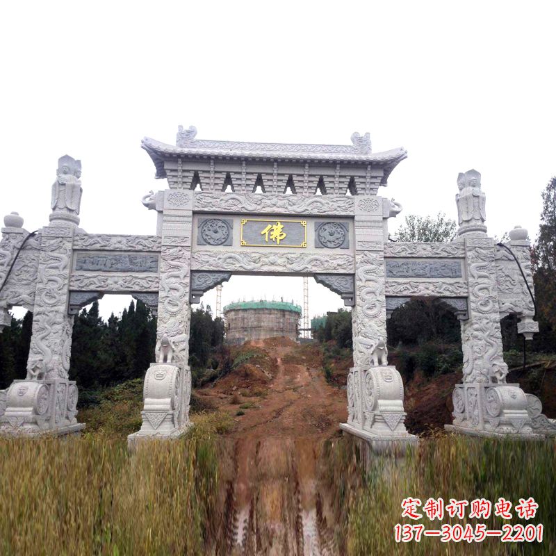 长沙景区入口石牌坊雕塑,为您塑造独一无二的精美雕塑