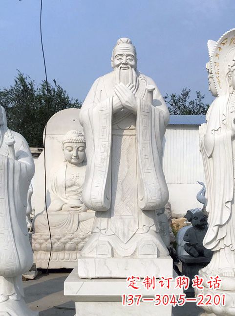 长沙拥有古典文化底蕴的孔子雕塑