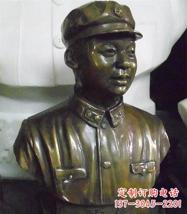 长沙雷锋胸像校园玻璃钢雕塑