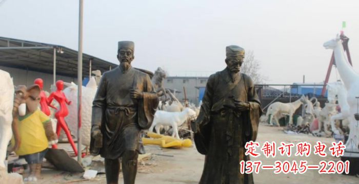 长沙李时珍人物铜雕