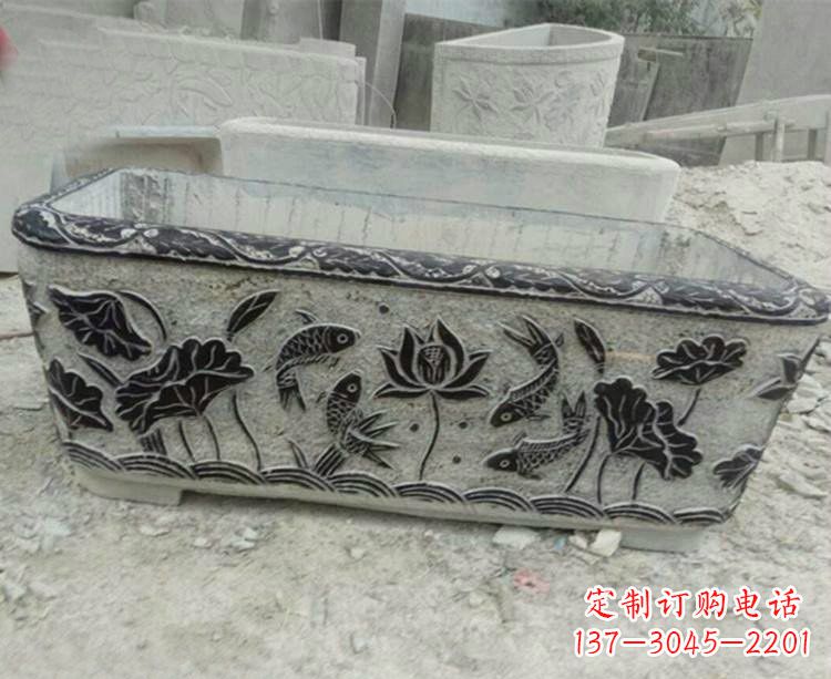 长沙浮雕仿古式水缸雕塑，令人惊艳