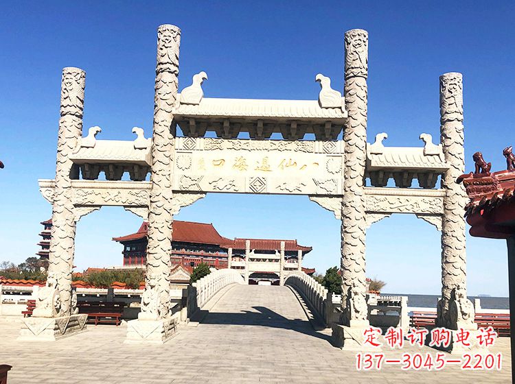 长沙临夏石雕牌坊—打造国风精美雕塑