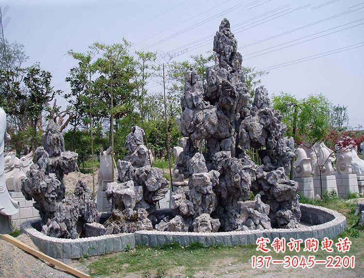 长沙用心雕刻,灵璧石奇石假山雕塑