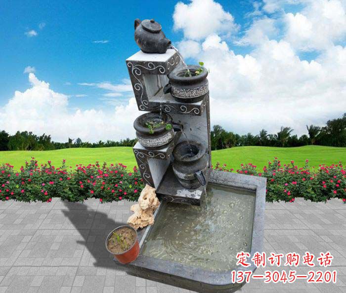 长沙极具特色的水槽雕塑