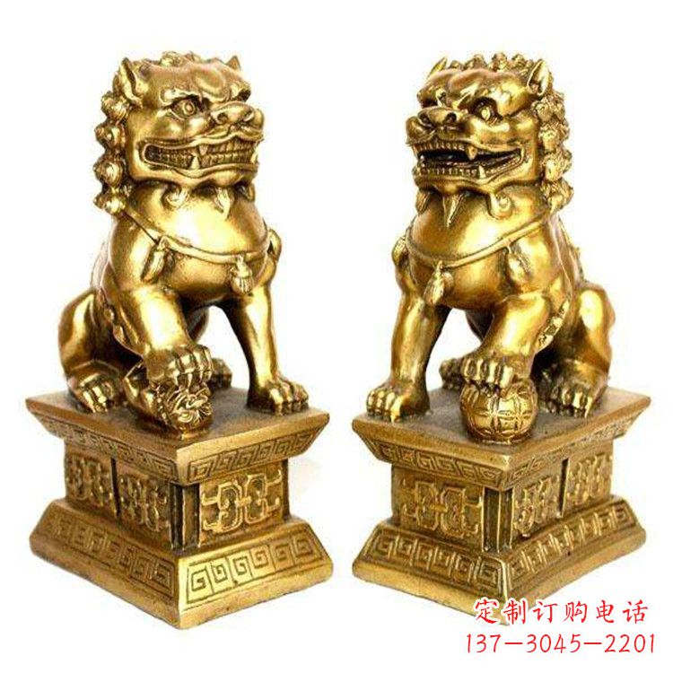 长沙鎏金故宫狮子，精美而堂皇的雕塑