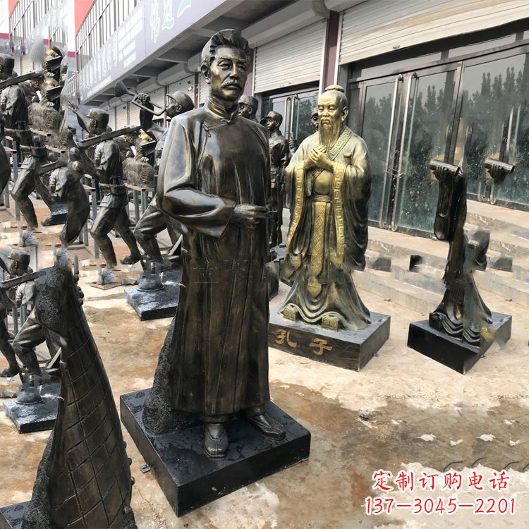 长沙打造经典鲁迅雕塑，传承文化精神
