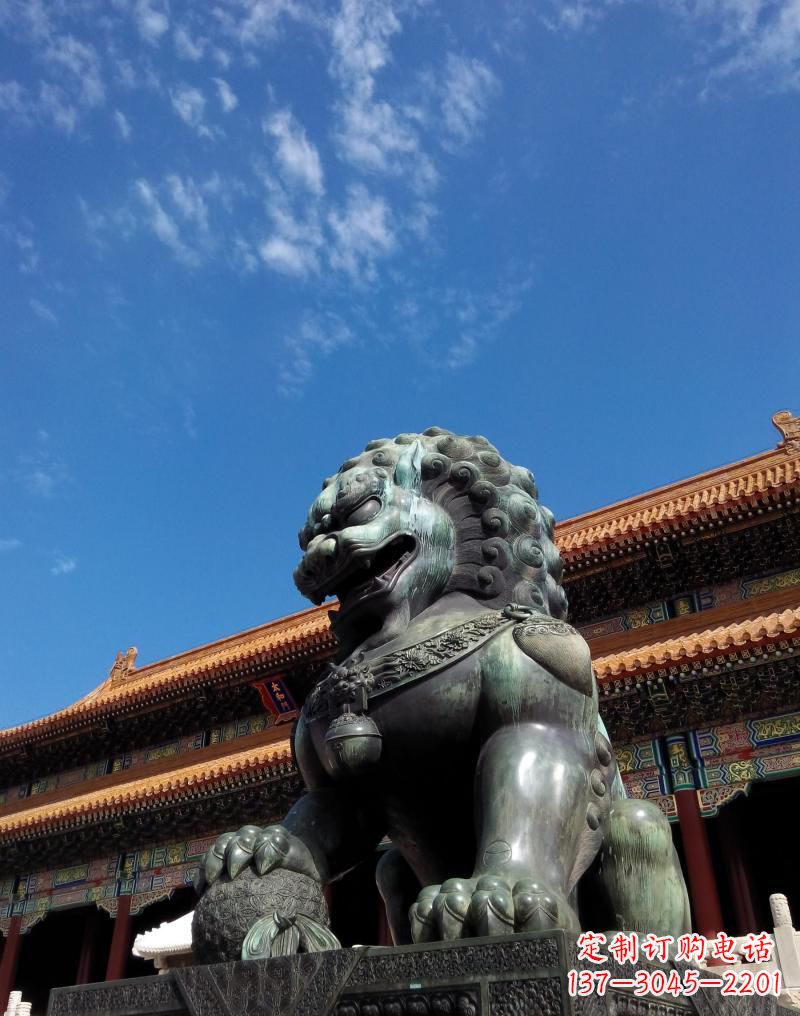 长沙铜雕狮子，传承古典文化