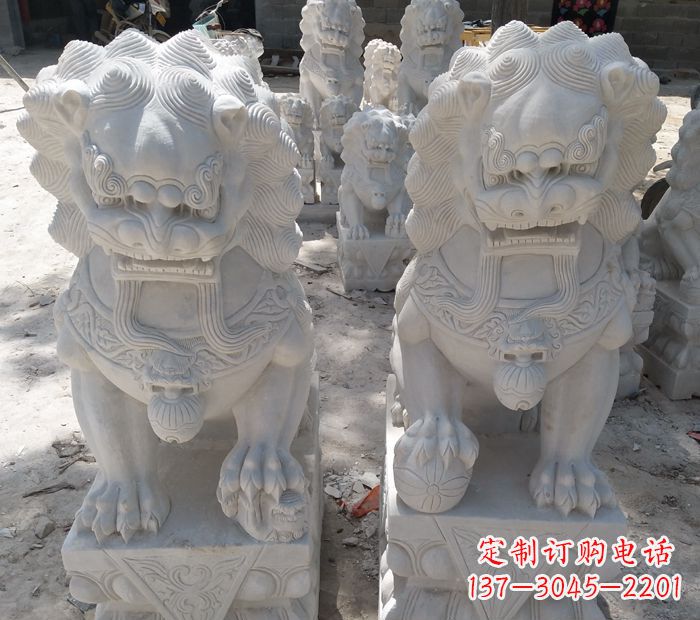 长沙象征力量的狮子雕塑