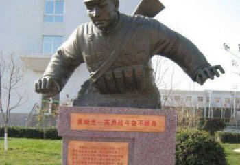 长沙精美黄继光铜雕，品质保证