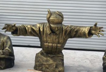 长沙黄继光铜雕是由中领雕塑定制的精致作品。中…