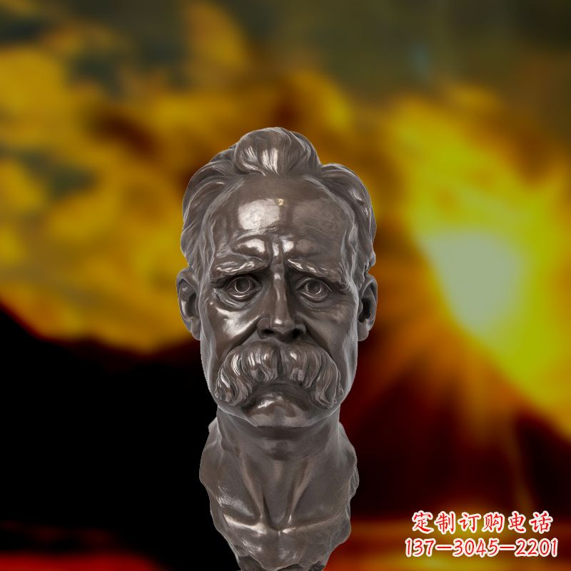 长沙尊贵的尼采铜雕头像