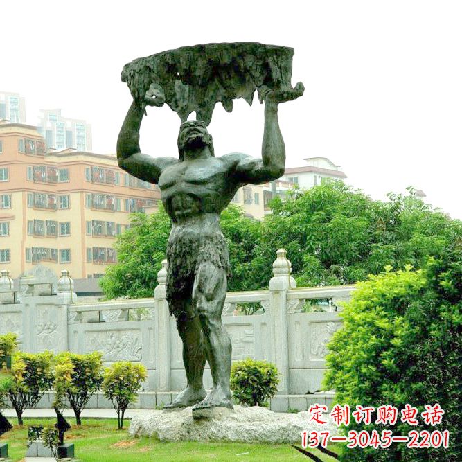 长沙盘古开天景观雕塑