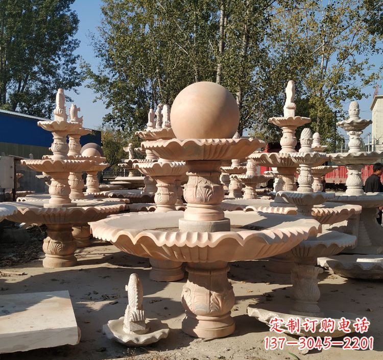 长沙喷泉砂岩水景雕塑