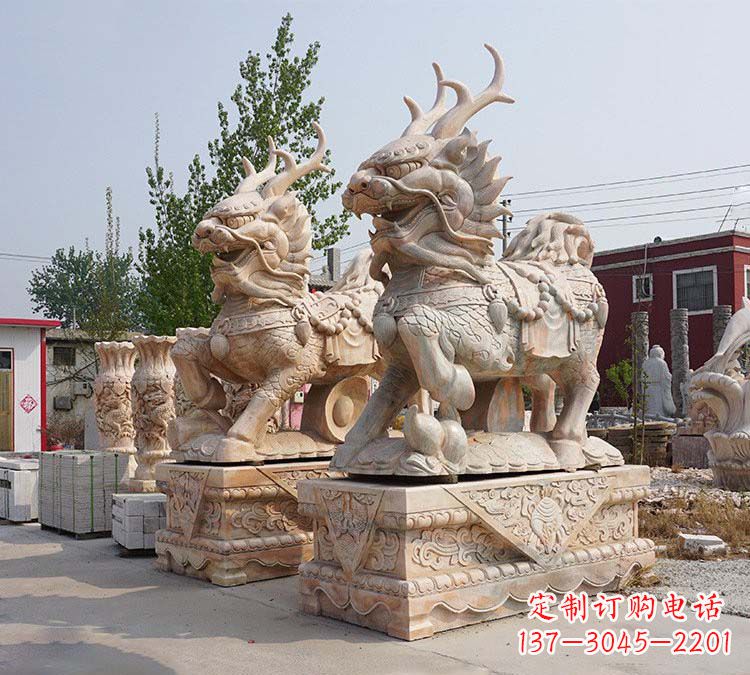 长沙麒麟镇宅石雕