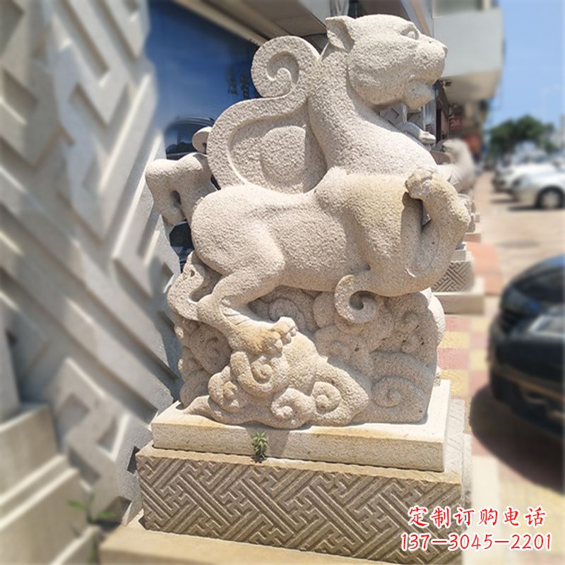 长沙青龙白虎现代雕塑