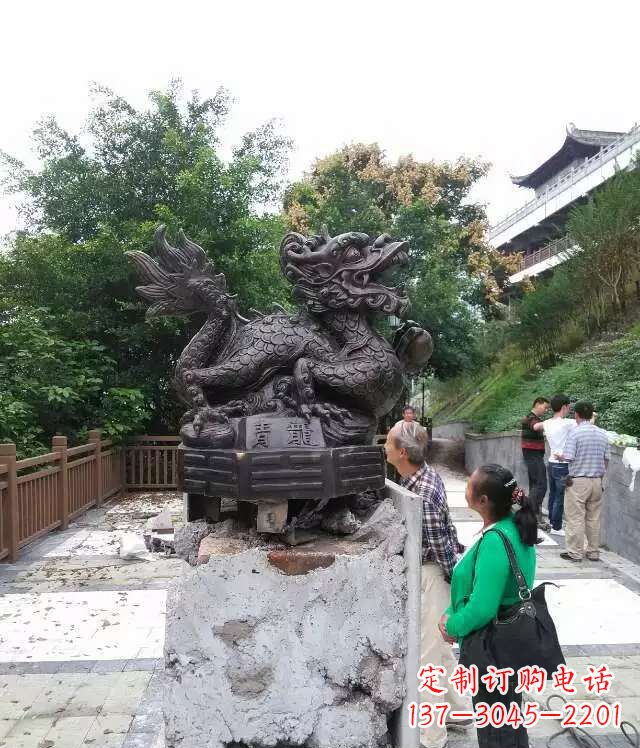 长沙青龙神兽雕塑