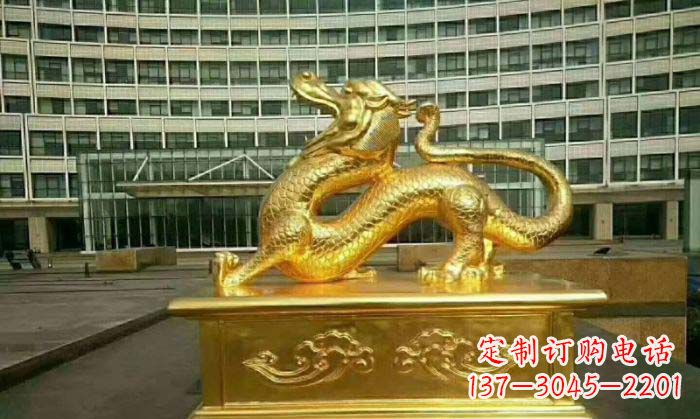 长沙青龙铜雕