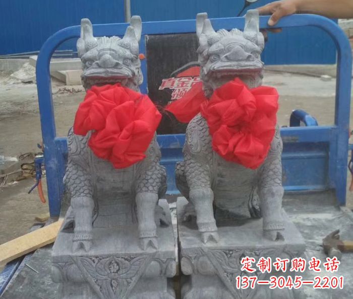 长沙古典麒麟雕塑，带着神秘古典气息