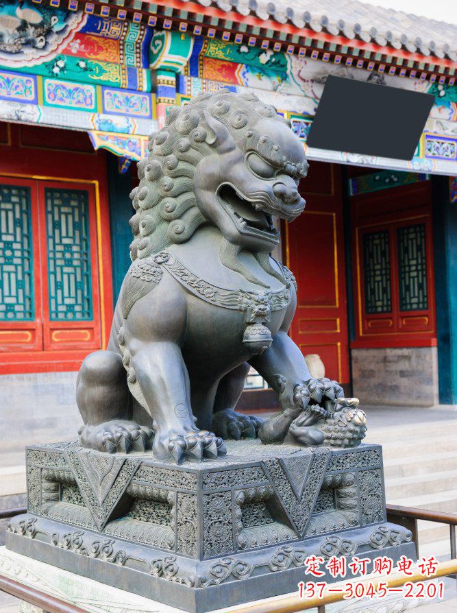 长沙青铜狮子雕塑，精美北京狮雕塑