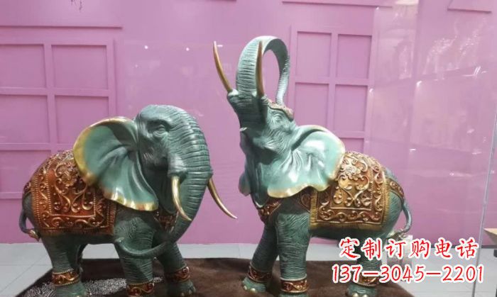 长沙青铜小象雕塑 (3)