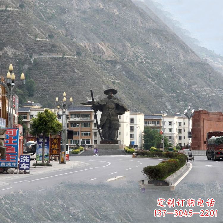 长沙唯美雕塑--大禹城市街道景观雕像