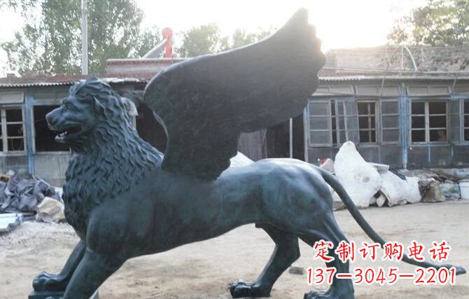长沙马可飞狮雕塑，完美展现古典风采
