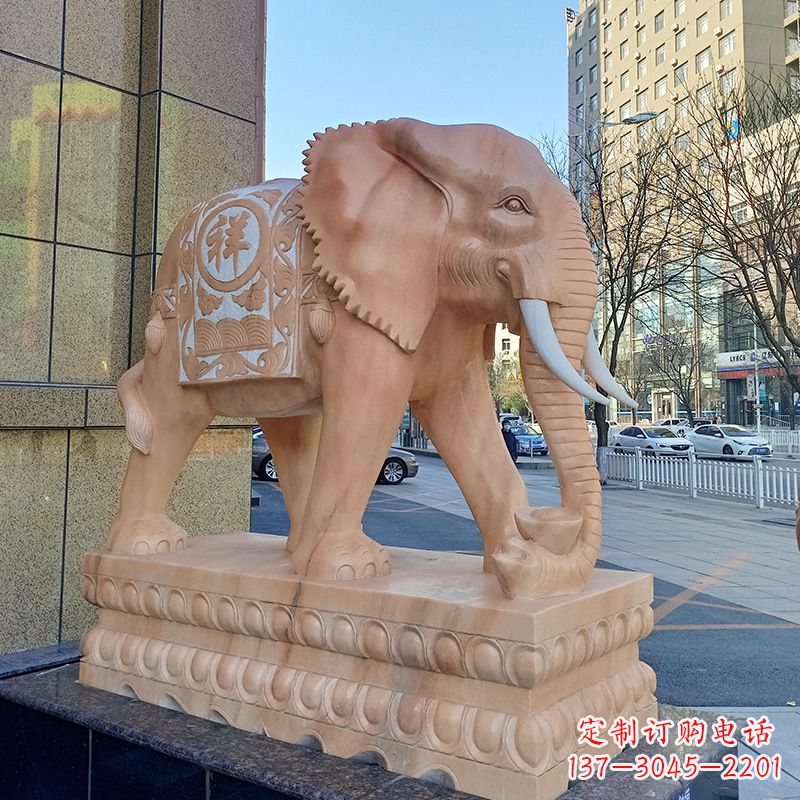 长沙真实神圣的大象雕塑