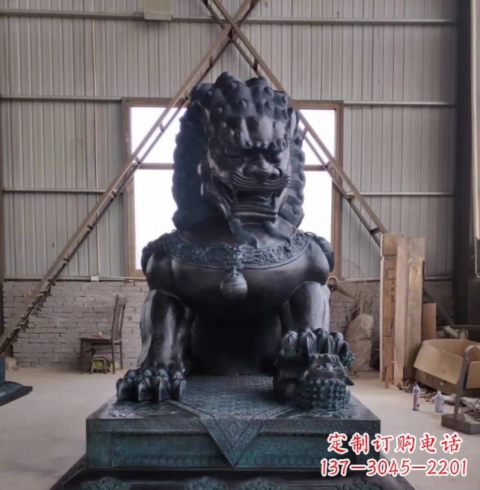 长沙中领雕塑狮子铜雕塑，壮丽展现王者之气！