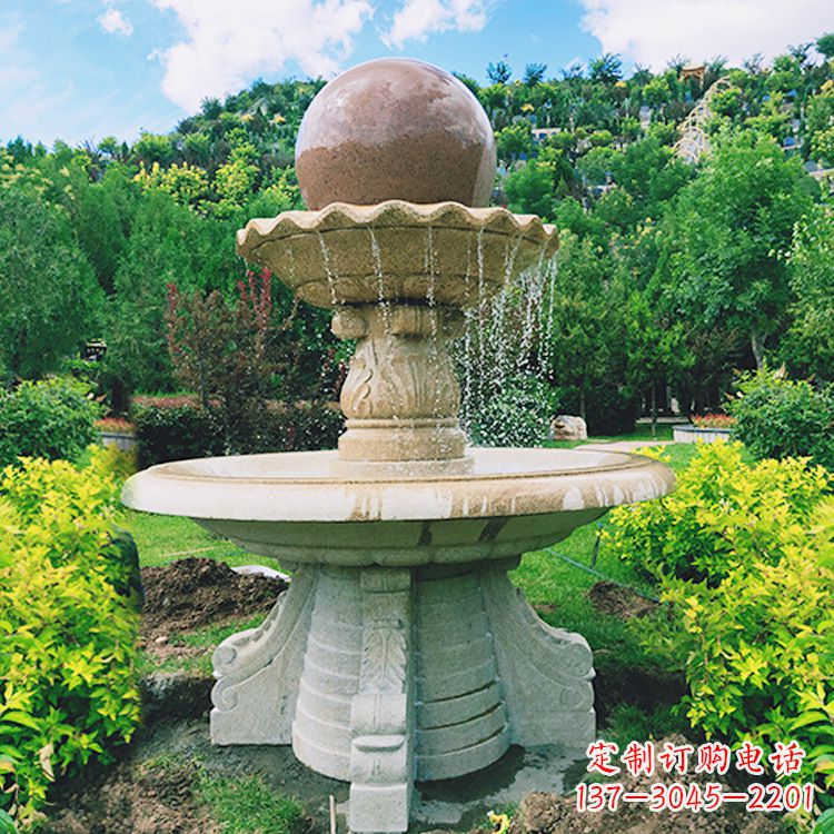 长沙石雕城市喷泉