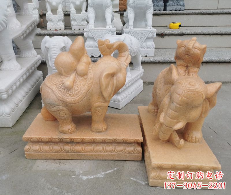长沙完美还原静谧大象雕塑