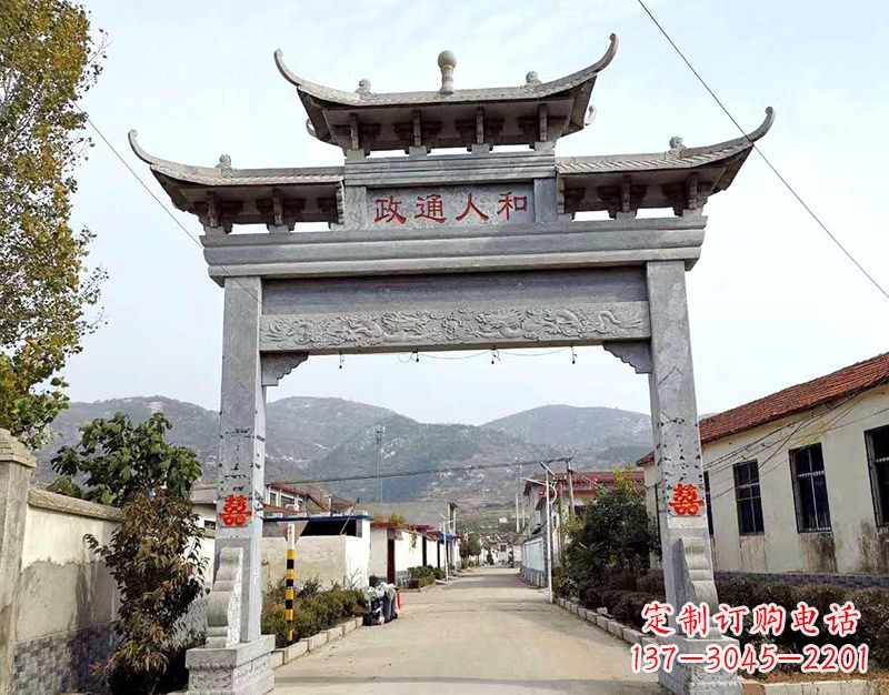 长沙全球领先的石雕牌楼雕塑定制服务