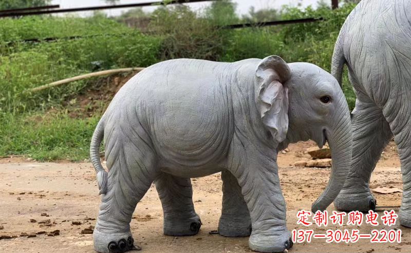 长沙青石大象雕塑,典雅而又时尚