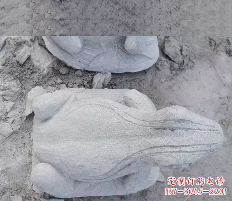 长沙石雕青蛙雕塑