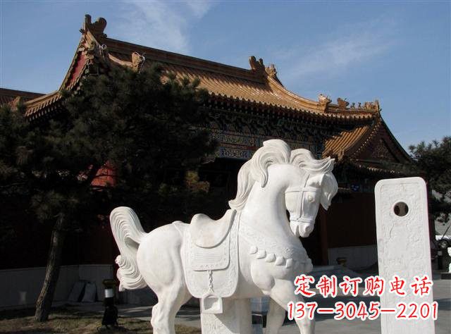 长沙石雕小马