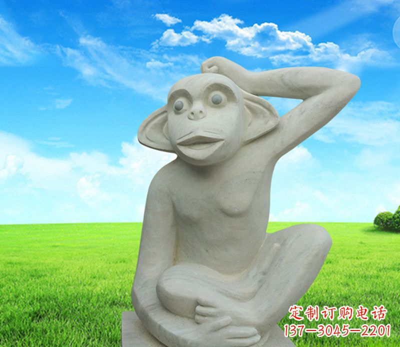 长沙石雕小猴子