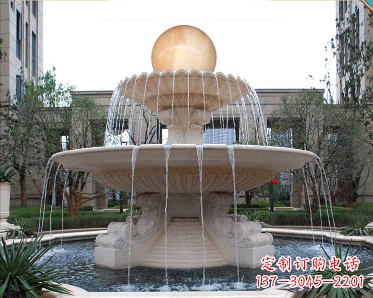 长沙石墩喷泉石雕